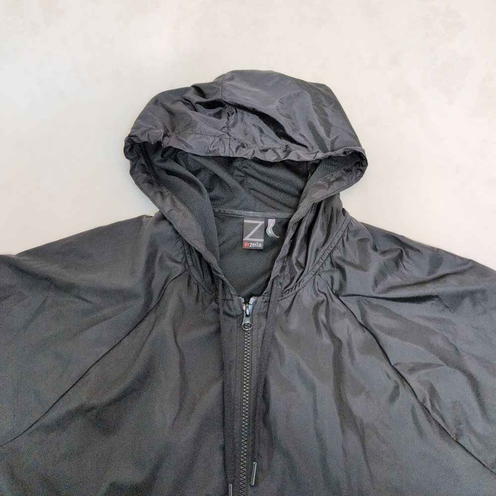 Zella Women's Black Hooded Windbreaker Jacket - Size L - Picture 5 of 8